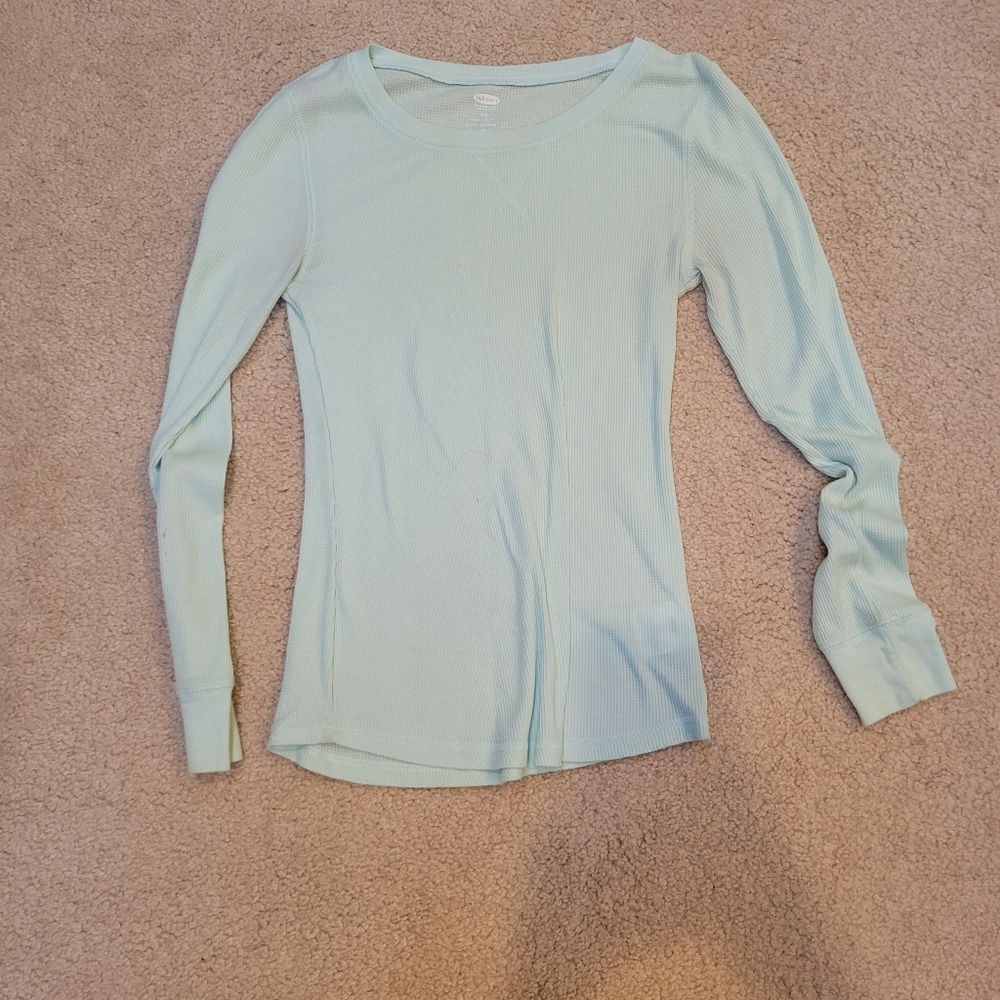 Light Blue Thermal Tee